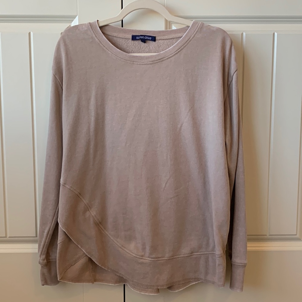 Beige Neutral Sweater Crewneck Boutique